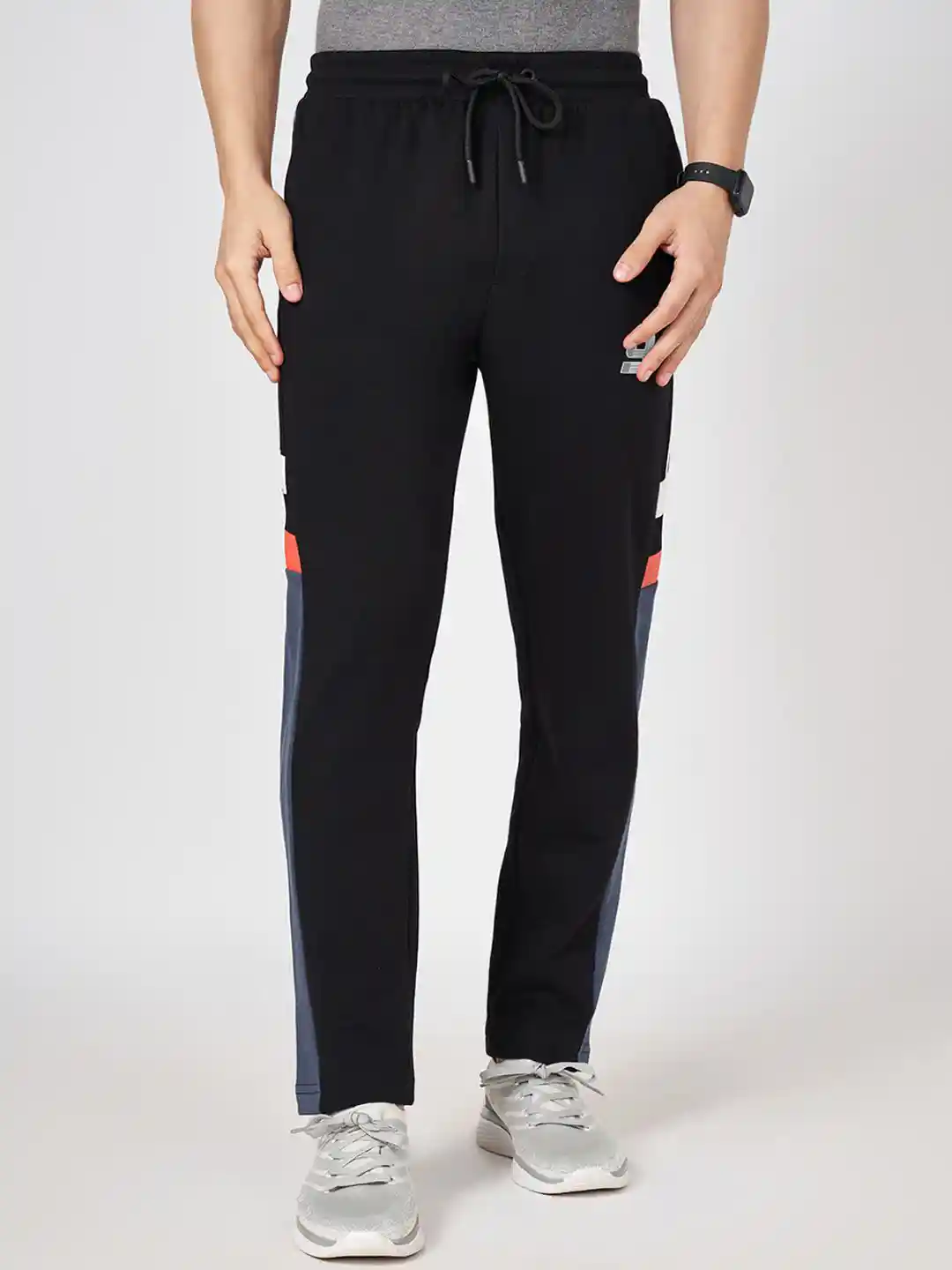 Brand Ajile Ajile By Pantaloons Men's Track Pants Black Cut N