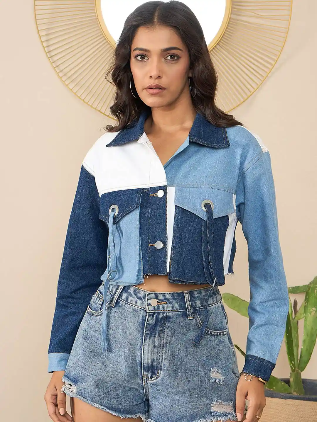 Ladies Jackets Stylestone Denim Jacket Denim Jacket Cotton Traders - Main Image