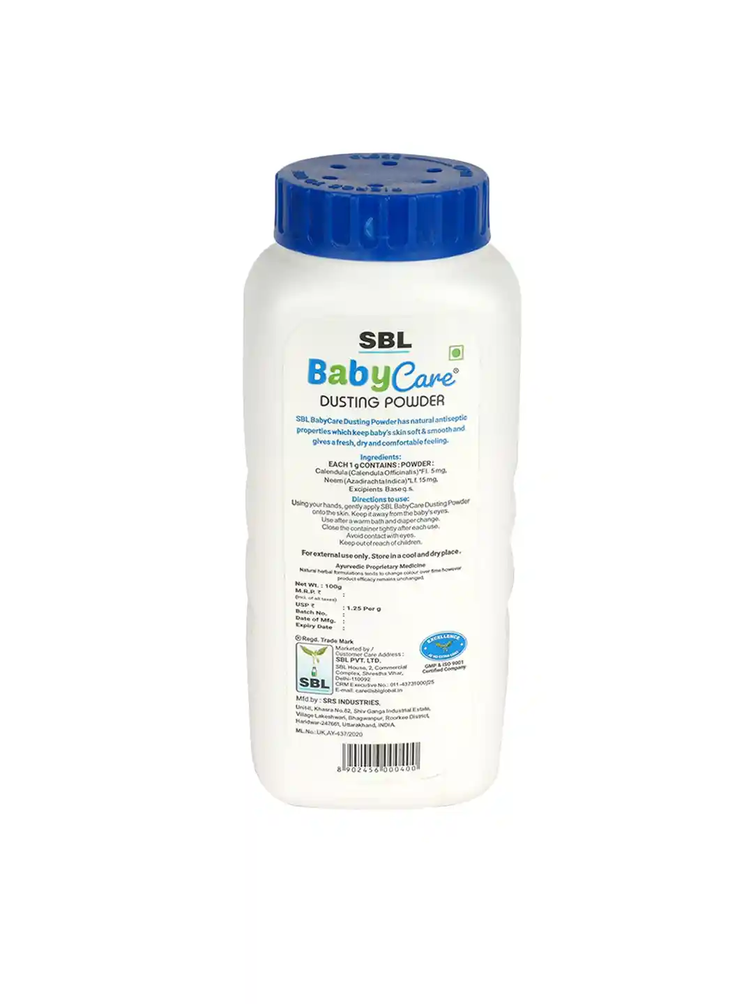 Buy SBL Baby Care Dusting Powder-100 g Baby Powder for Unisex