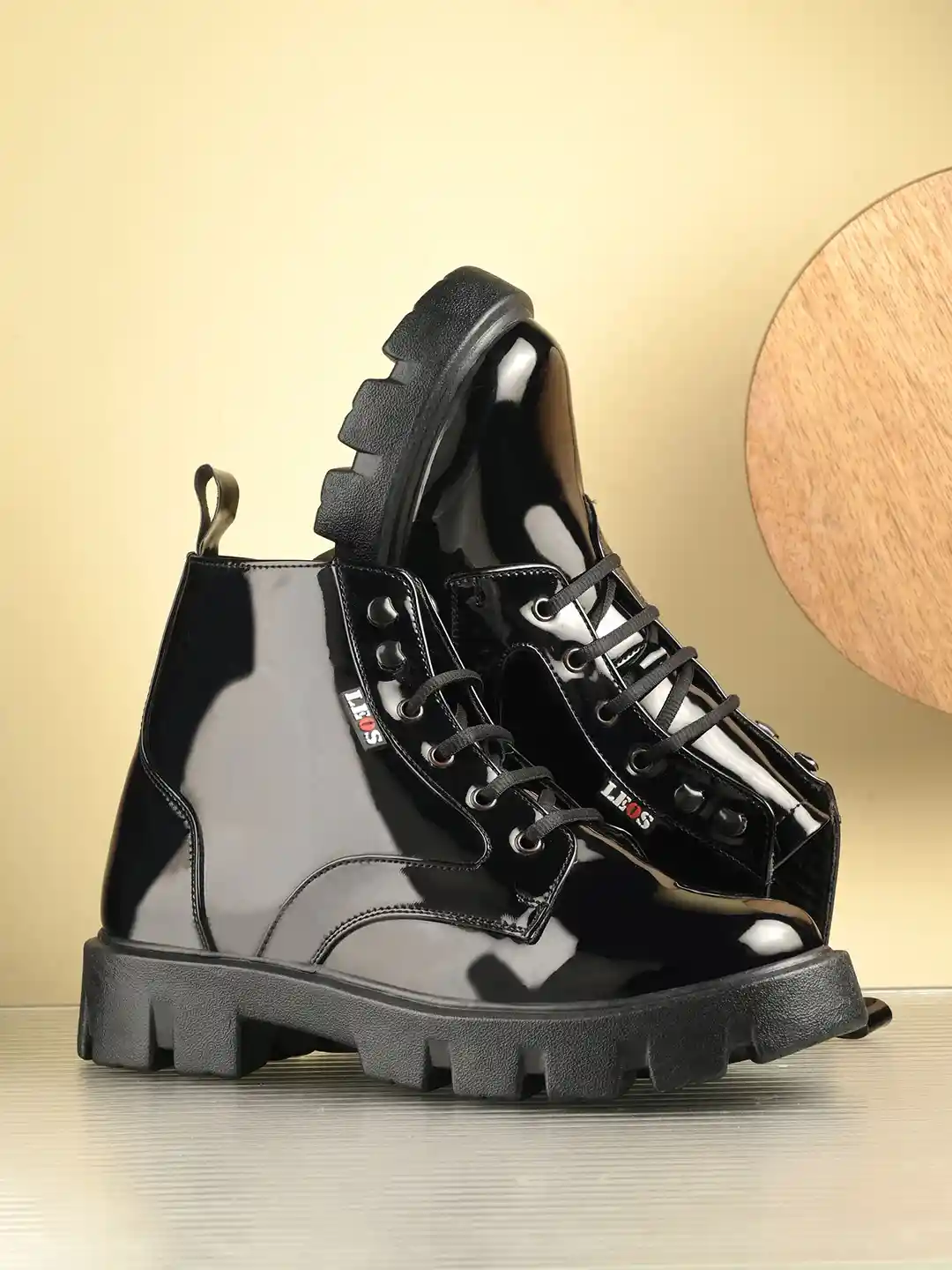 Buy Leo's Fitness Shoes Men Textured Casual Regular Boots Boots