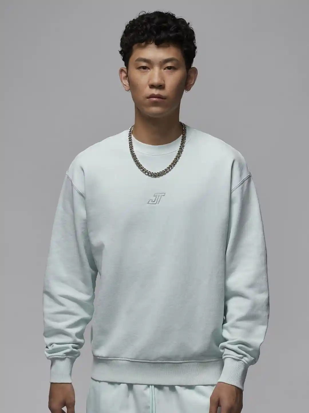 Buy Nike Tatum Men's Fleece Crew-Neck Sweatshirt Sweatshirts for