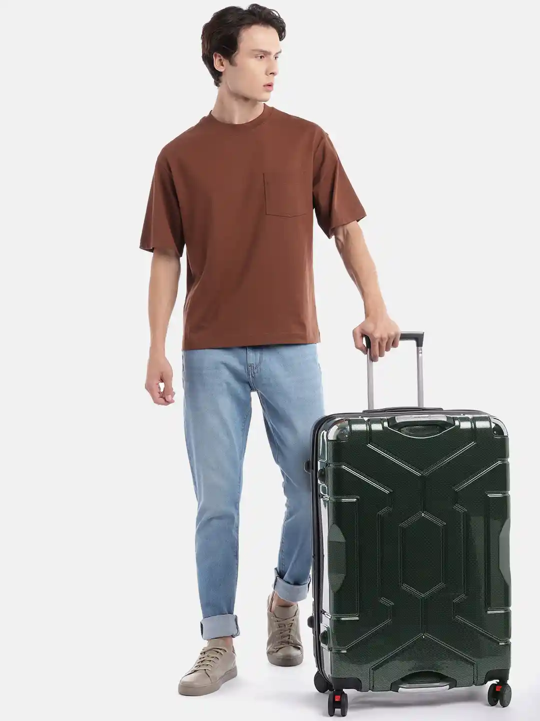 Buy VERAGE Nova Checked-In Large Size 360-Degree Rotation Hard