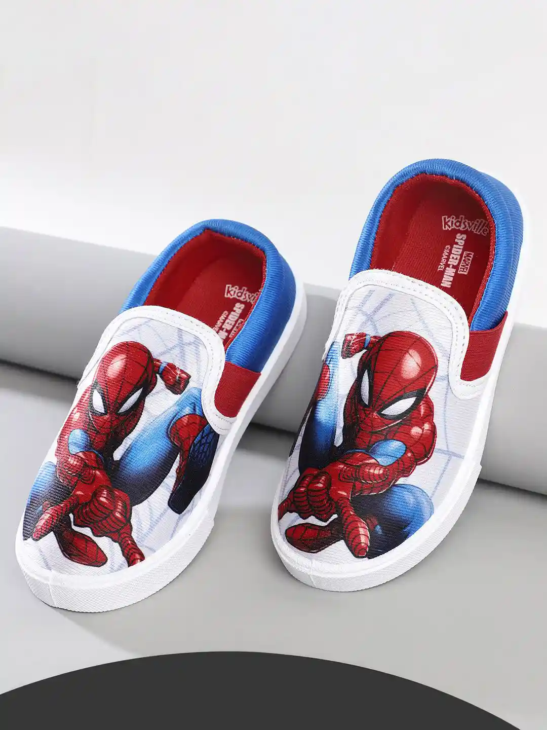 Buy Kids Ville Boys Spiderman Printed Casual Shoes Casual Shoes - Main Image