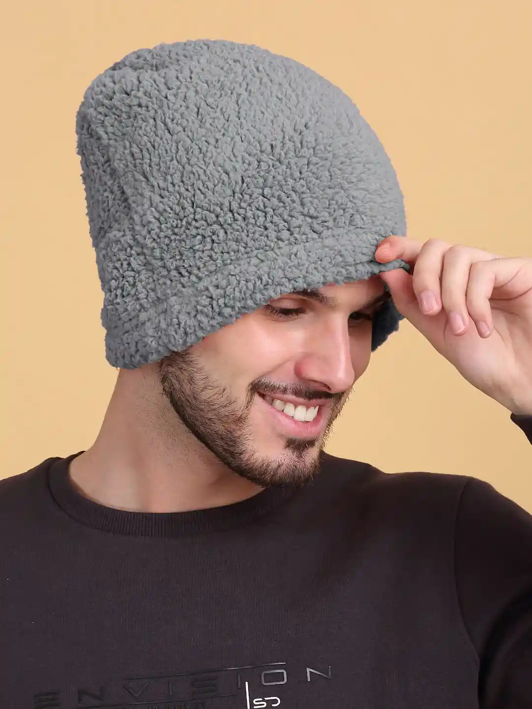 Buy KLOTTHE Men Woollen Beanie Caps Caps for Men 31104469 Myntra