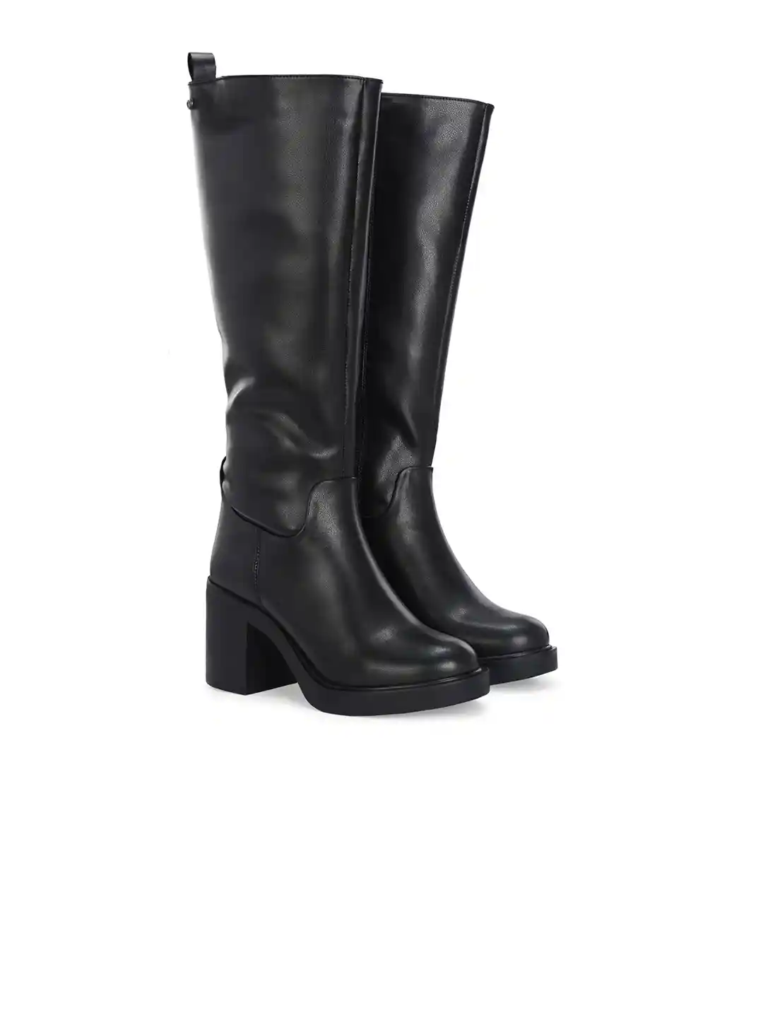 Knee High Boots Casual Heel Boots Buy Delize Women Casual Block