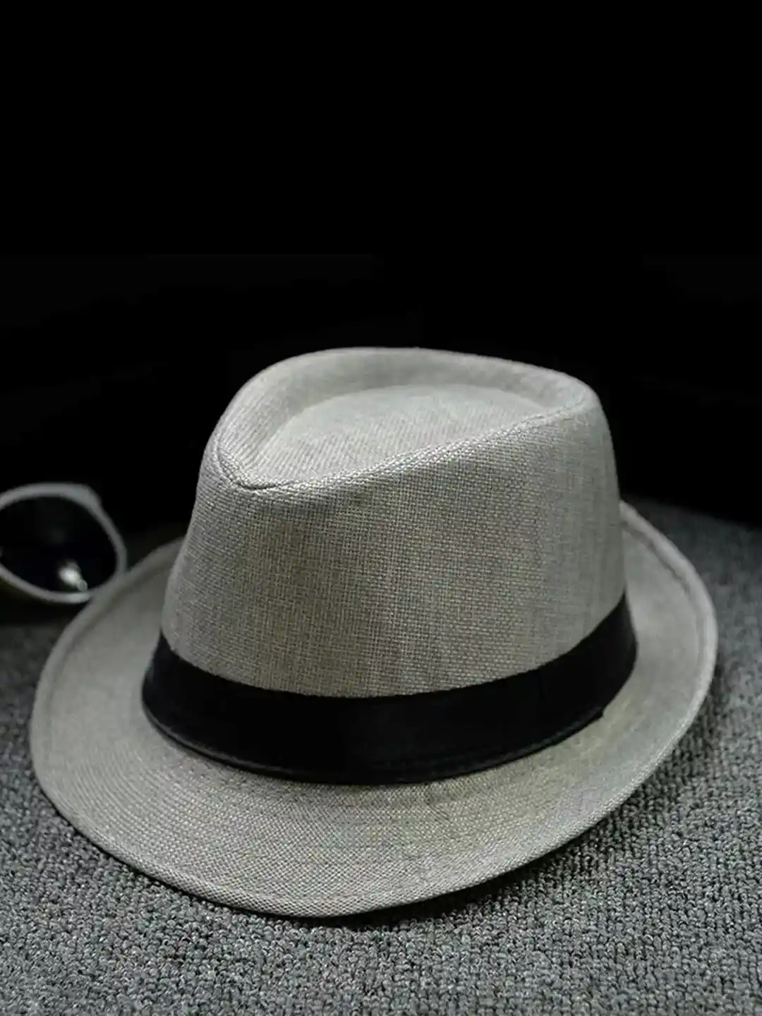 Straw Hat Wide Brim Fedora Hat Mens Buy Infispace Men Grey Solid
