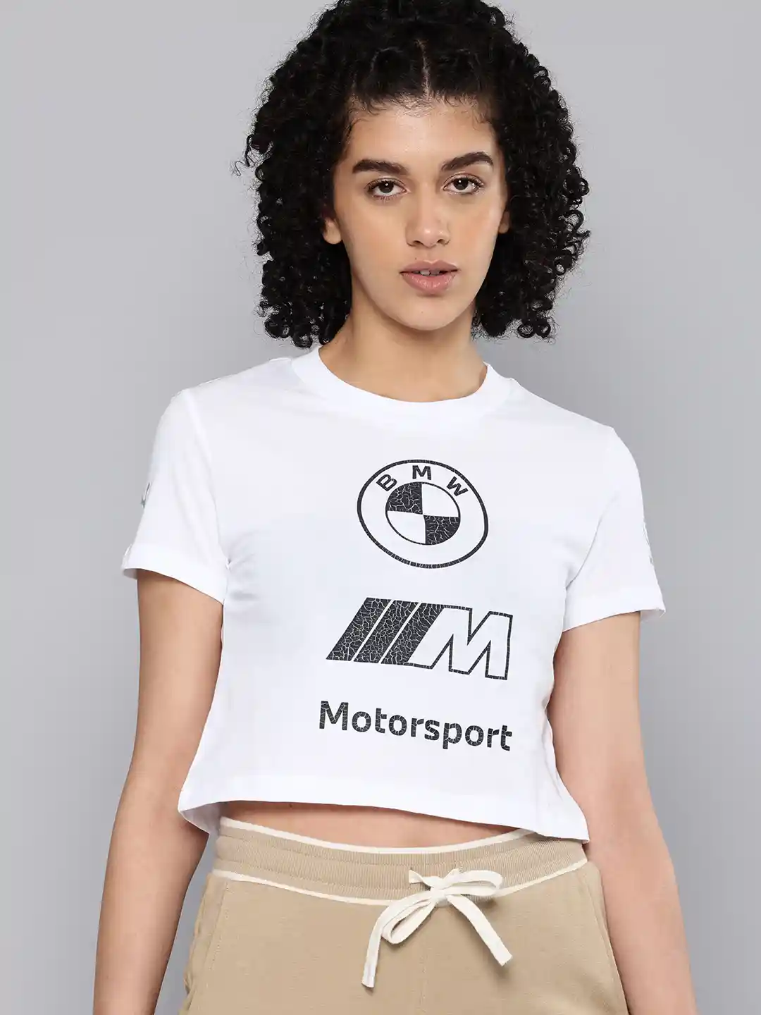 Buy PUMA Motorsport BMW MMS Vintage Logo Printed Pure Cotton Slim