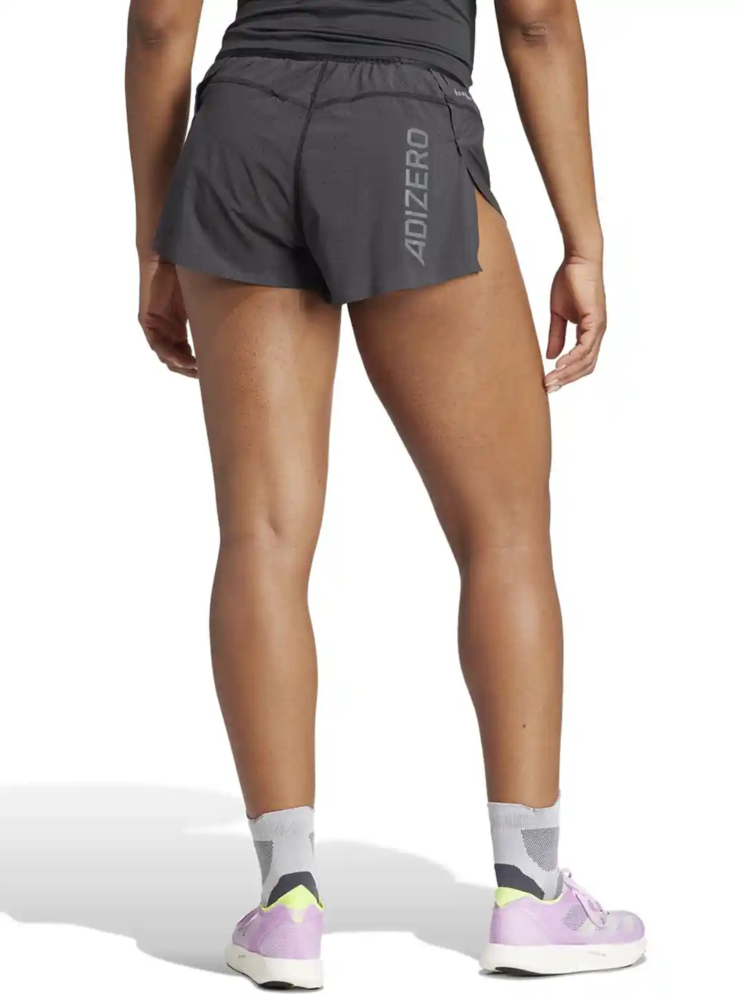 Buy Women ADIDAS ADIZERO SPLIT Brand Logo Printed Sports Shorts