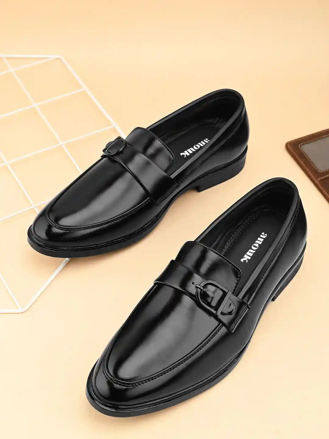 Buy Anouk Men Solid Formal Loafers Formal Shoes for Men 30834830