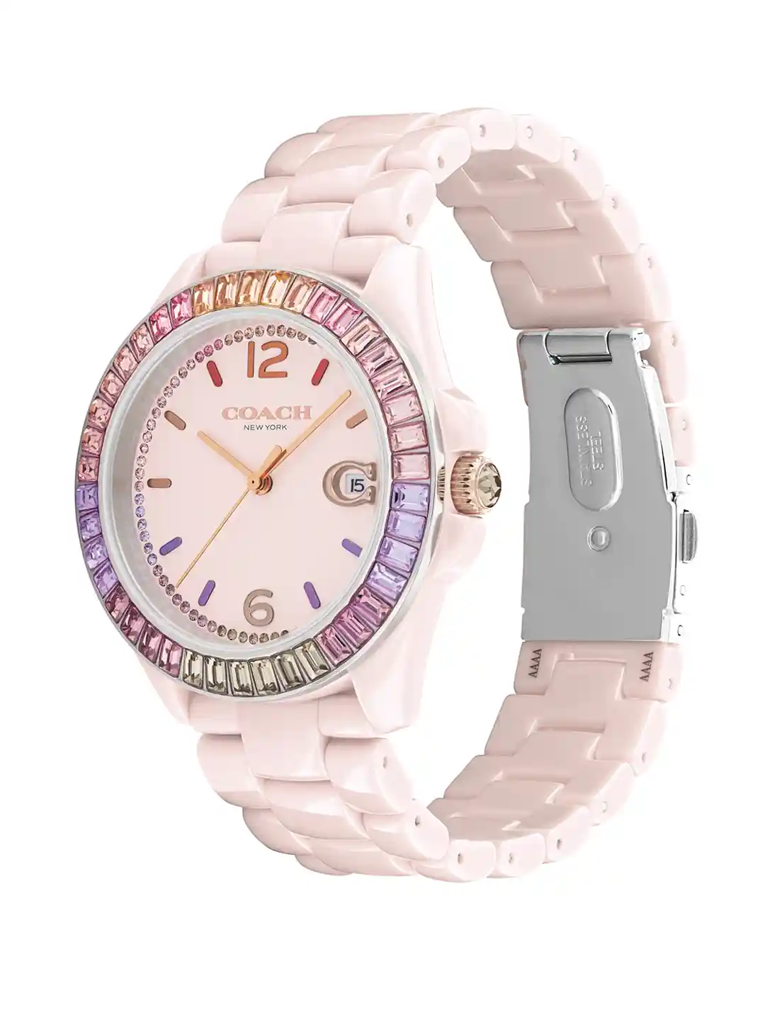 Buy Coach Women Greyson Embellished Dial Analogue Watch 14504020