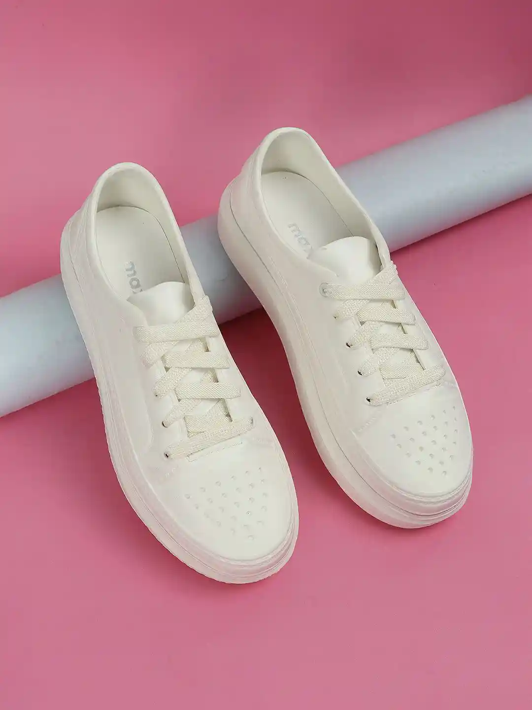 Buy max Women Perforations PU Sneakers Casual Shoes for Women