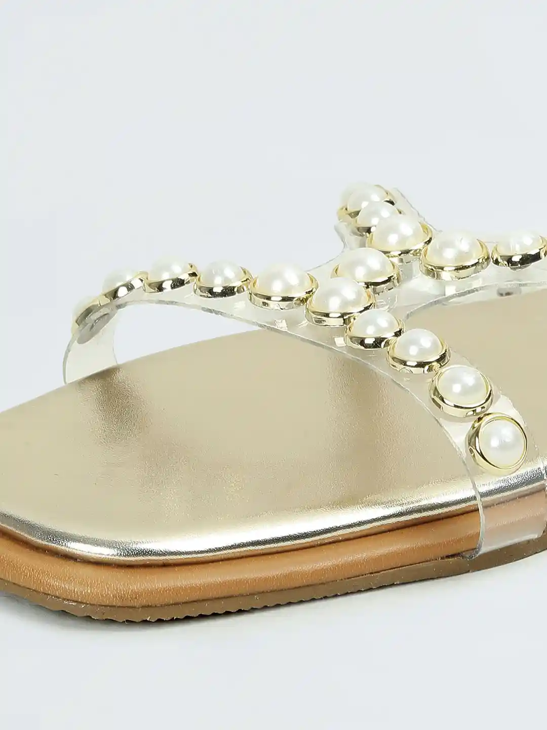 Mirror Sliders Gold Studded Sliders Buy Max Women Sliders Flip
