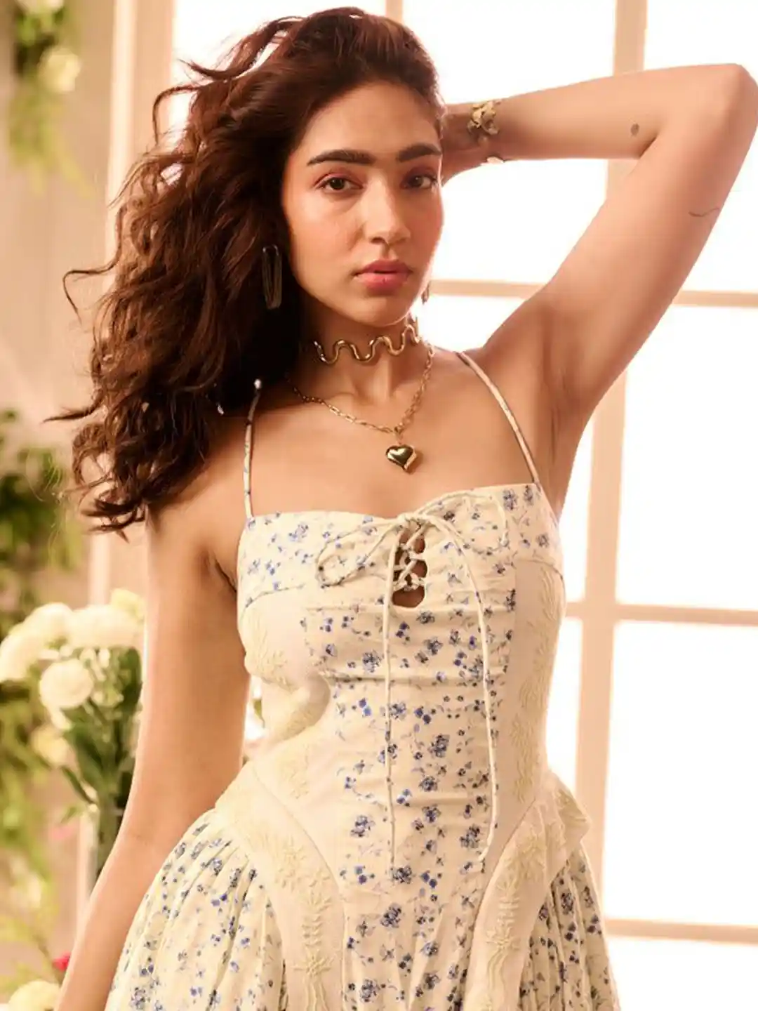 Buy Lea Clothing Regency Romance Women Floral Printrd Shoulder