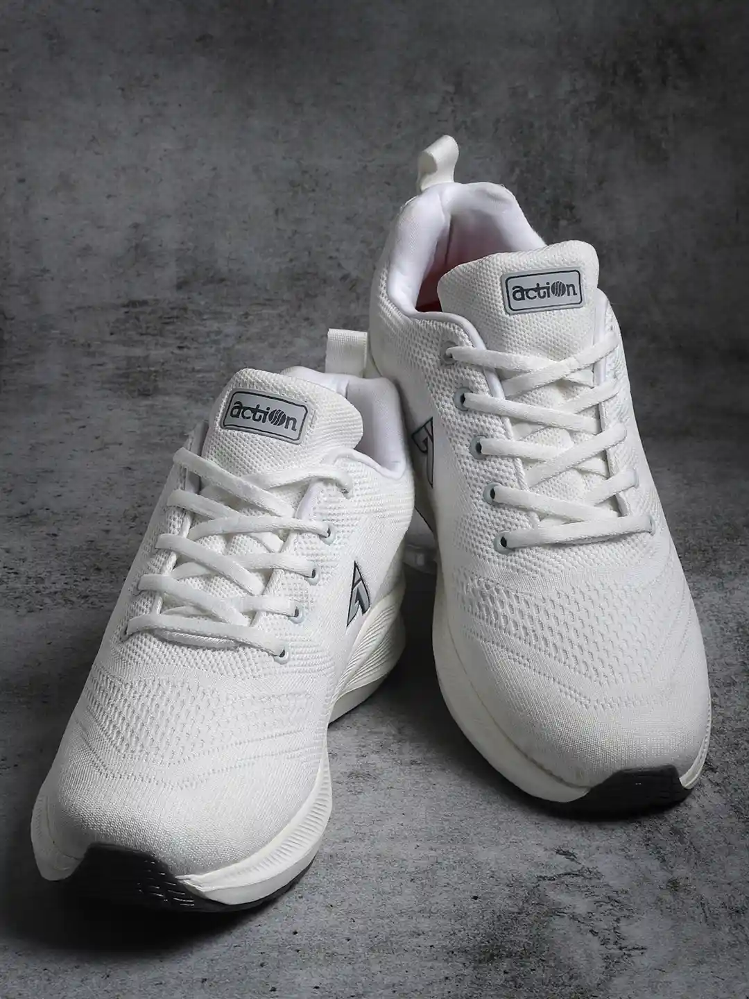 Myntra Action White Running Shoes Action Men White Running Non-Marking  Lace-Ups Shoes