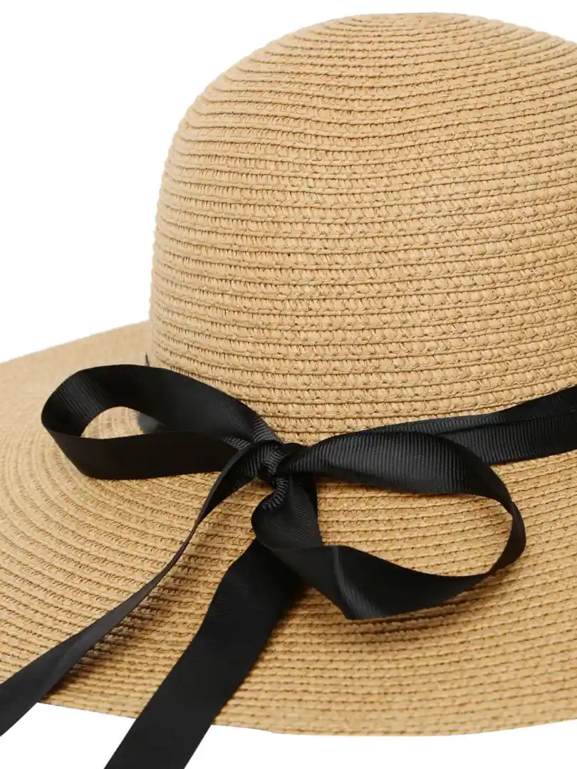 Buy ToniQ Women Tan-Brown Straw Sun Hat Hat for Women 11753444