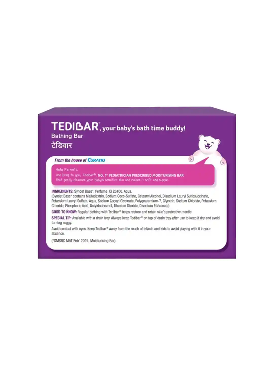 Buy Tedibar Set Of Baby Bathing Bar For Baby's Sensitive Skin
