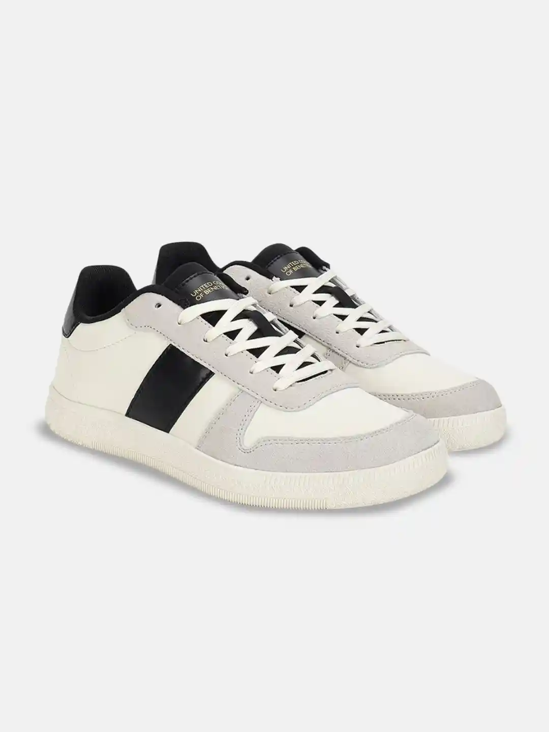 Buy United Colors of Benetton Men Colourblocked PU Sneakers