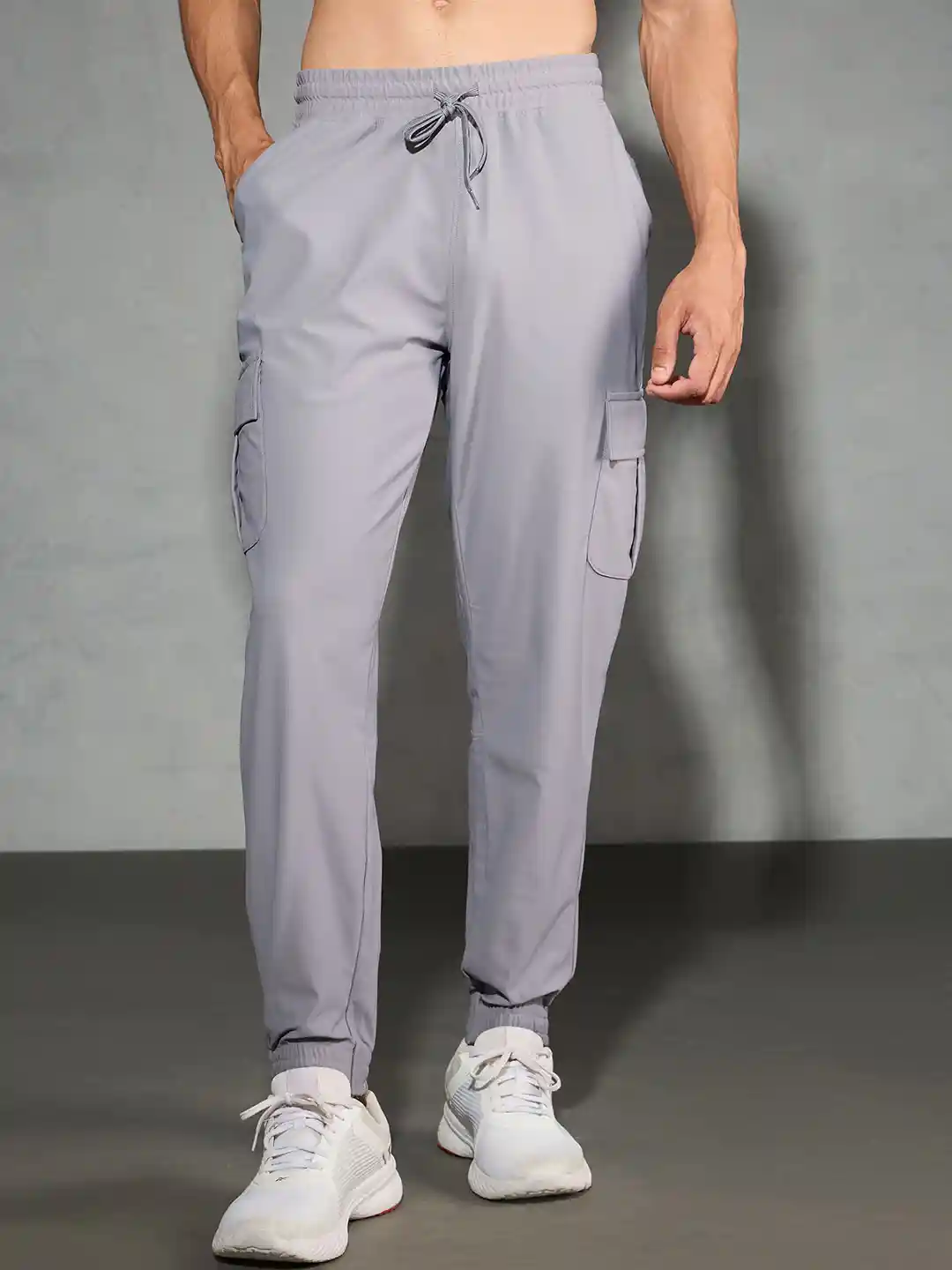 Cargo Pants Mens Slim Workout Pants Technosport Men Solid Slim