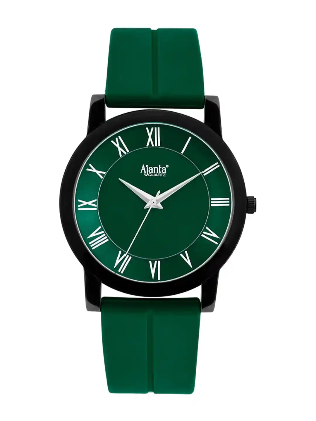 Buy Ajanta Quartz Men Solid Dial Straps Analogue Watch AWC131ESL