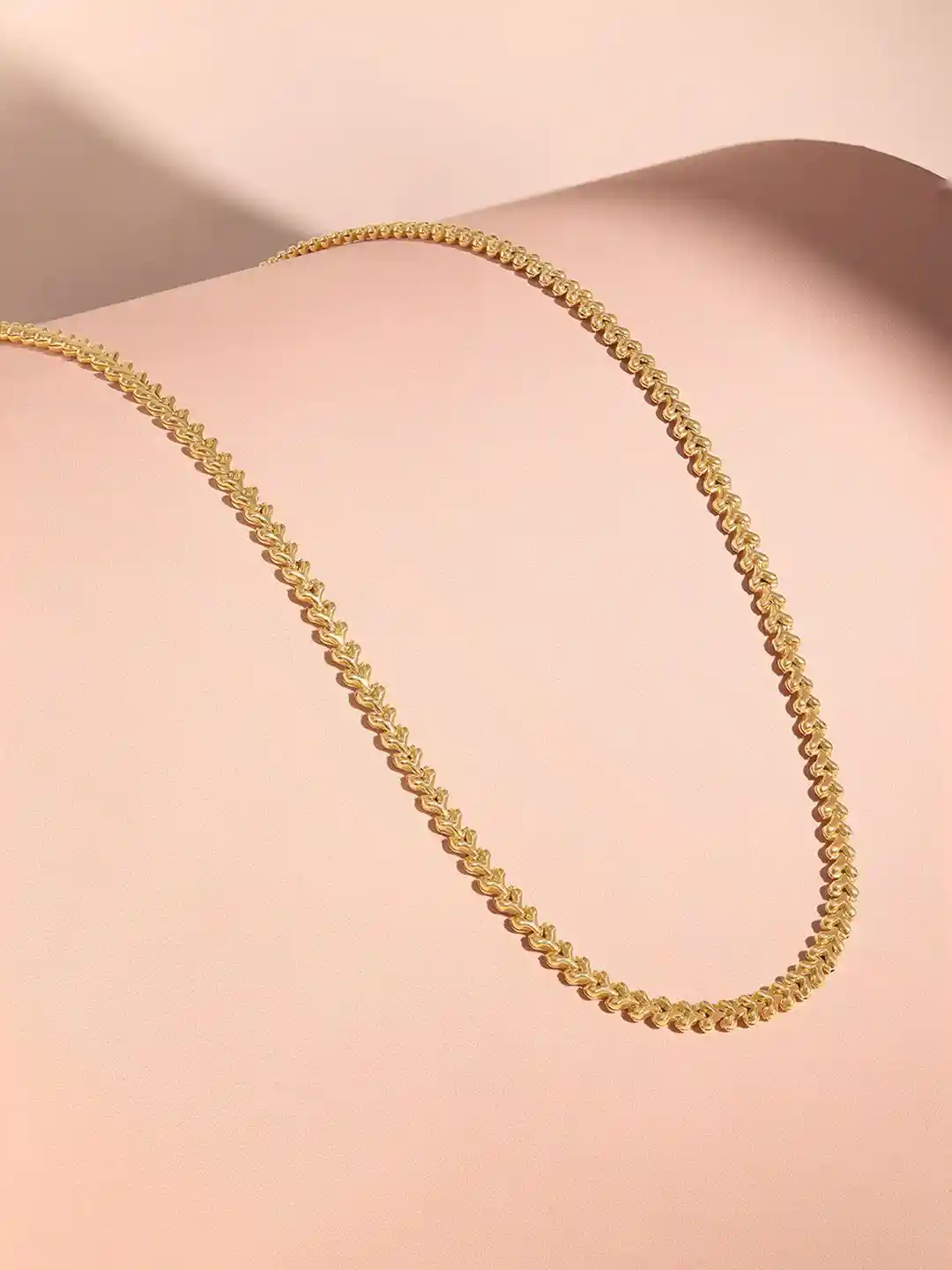 Mia by Tanishq 18KT Yellow Gold Twist Chain