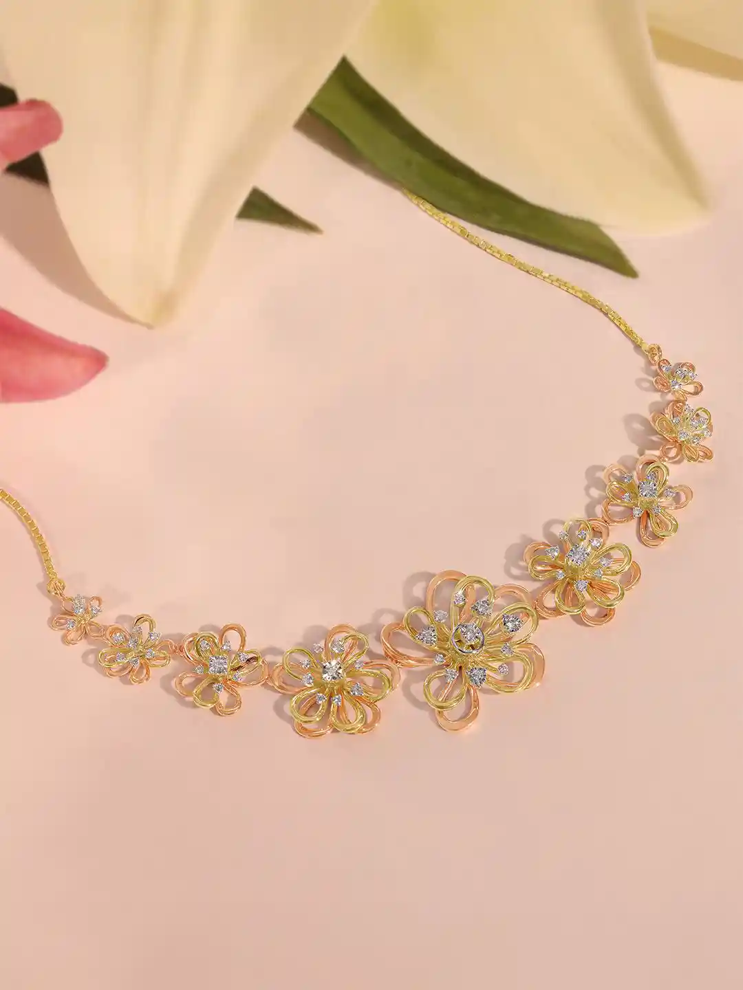 Buy Mia by Tanishq 14 KT Yellow White and Rose Gold Ct