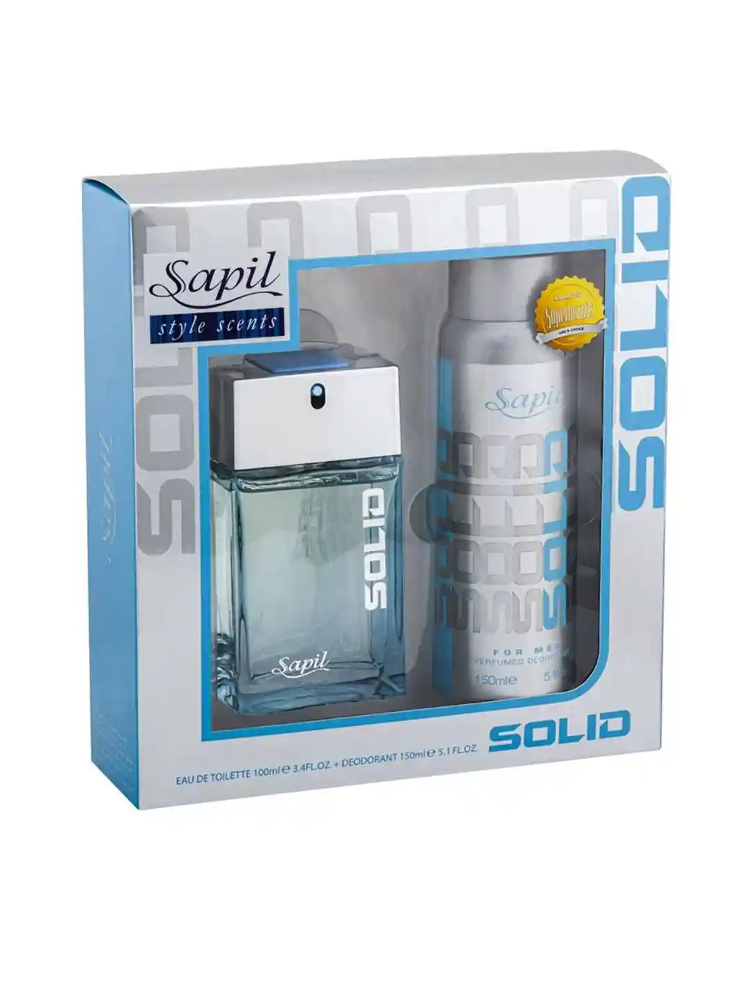 Buy Sapil Men Solid Long Lasting Eau De Toilette 100 ml Men