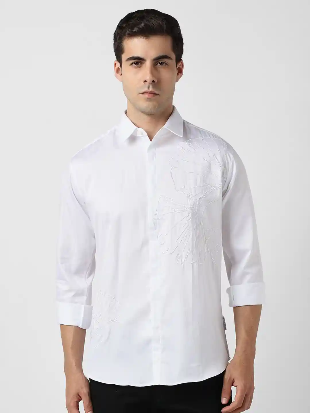 Buy Van Heusen Men Textured Slim Fit Party Shirt Shirts for Men
