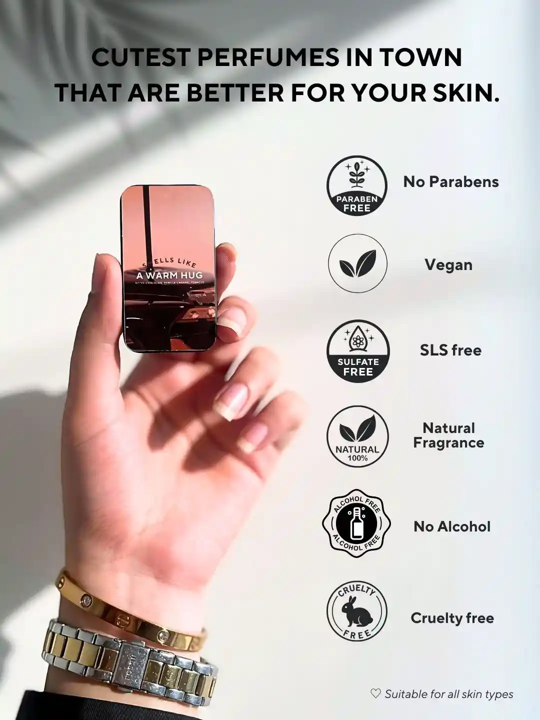 BLUR INDIA Women Set Of A Warm Hug- A Candy Store Fresh Cut Flowers  Solid Perfume-10g