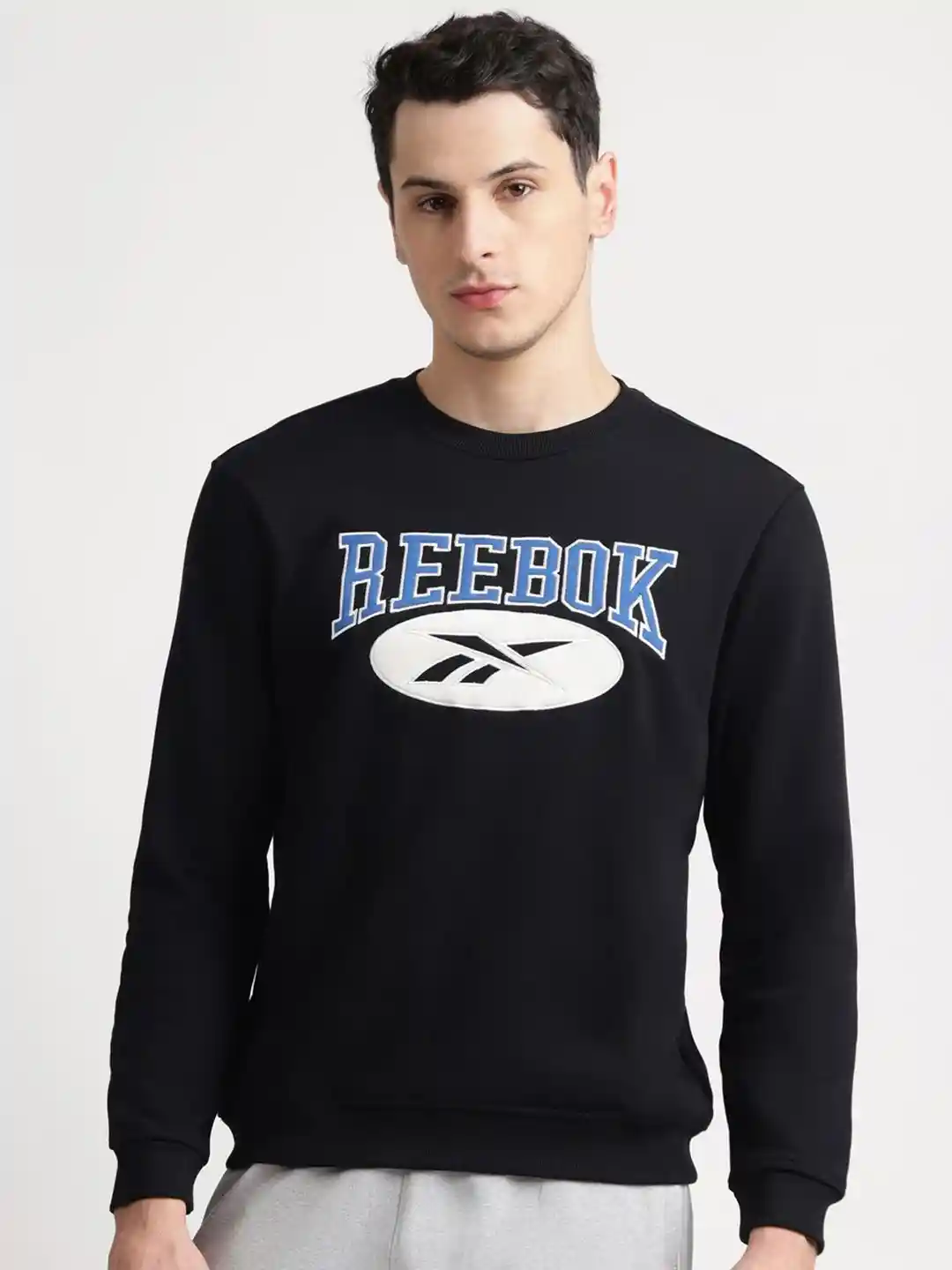 Buy Reebok Men Printed Round Neck Sweatshirt Sweatshirts for Men