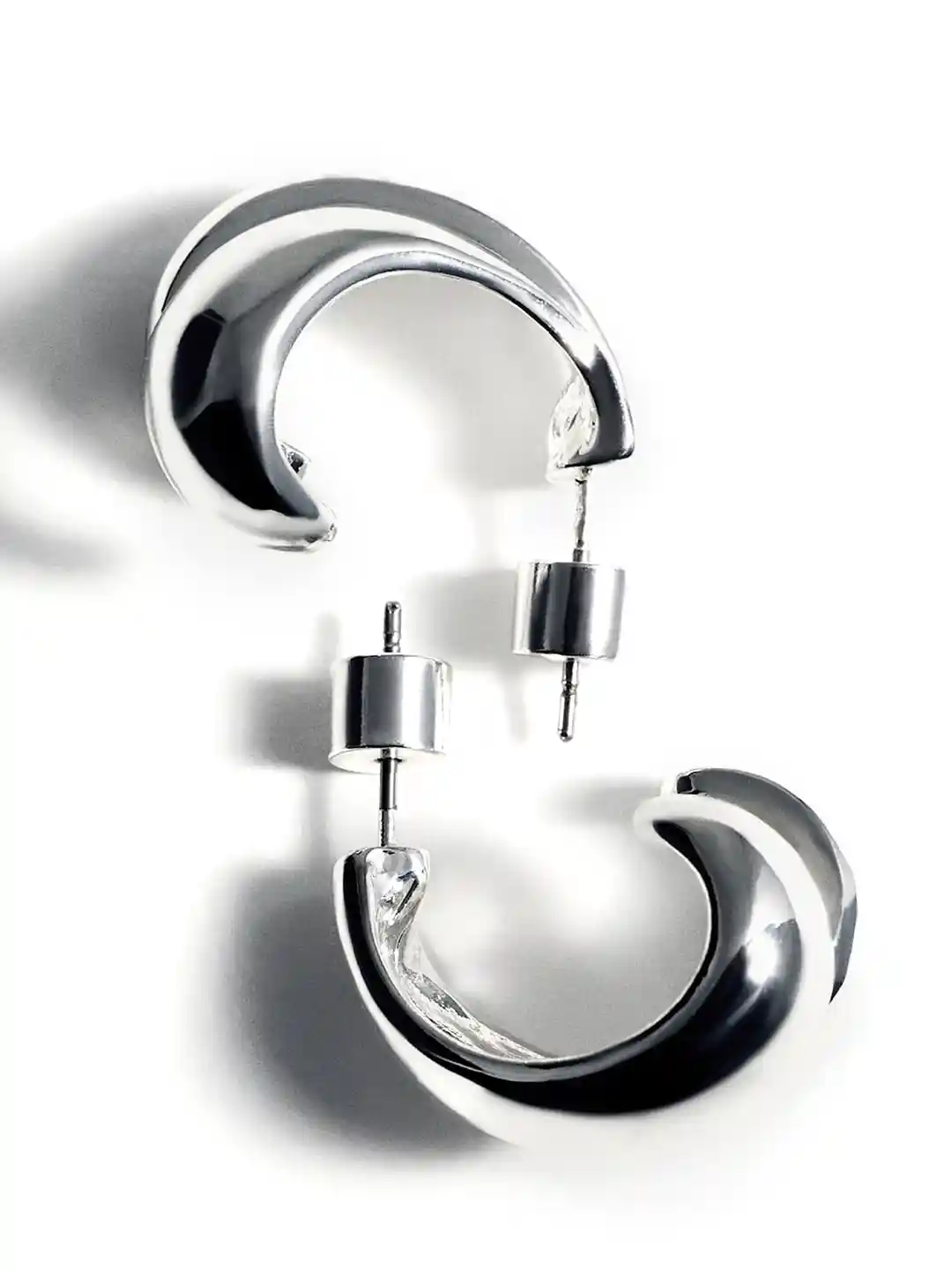 Buy MANGO Contemporary Half Hoop Earrings Earrings for Women