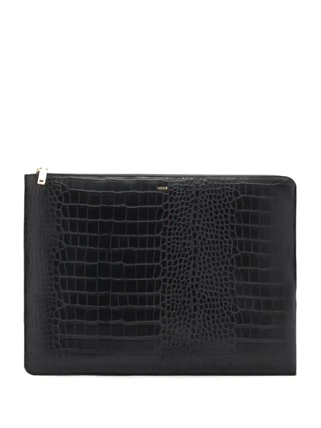 Buy MANGO Women Croc-Effect Textured 17 Inch Laptop Sleeve