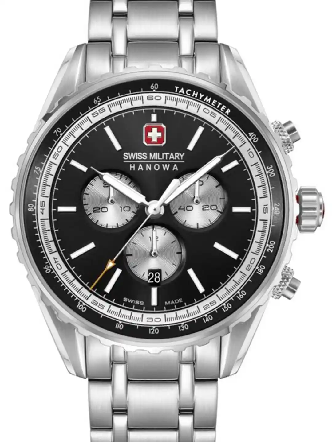 Buy SWISS MILITARY HANOWA Men Stainless Steel Analogue Swiss Made