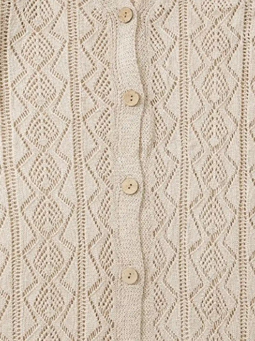 Buy StyleCast Women Open Knit Shawl Collar Long Sleeves Longline