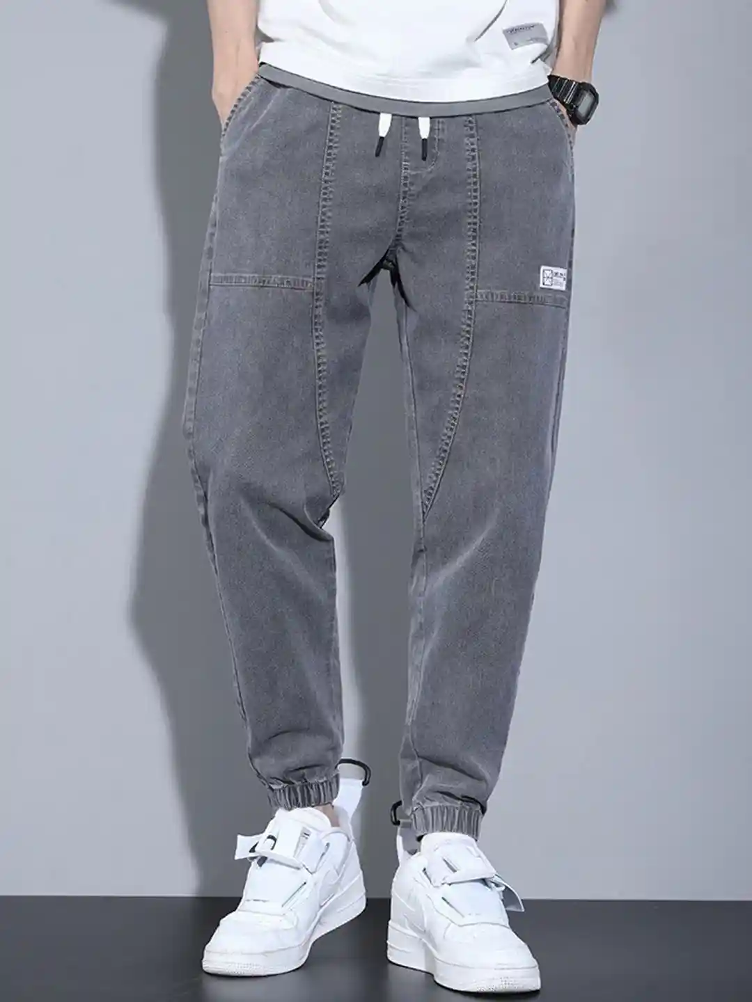 StyleCast Men Cotton Jogger Jeans