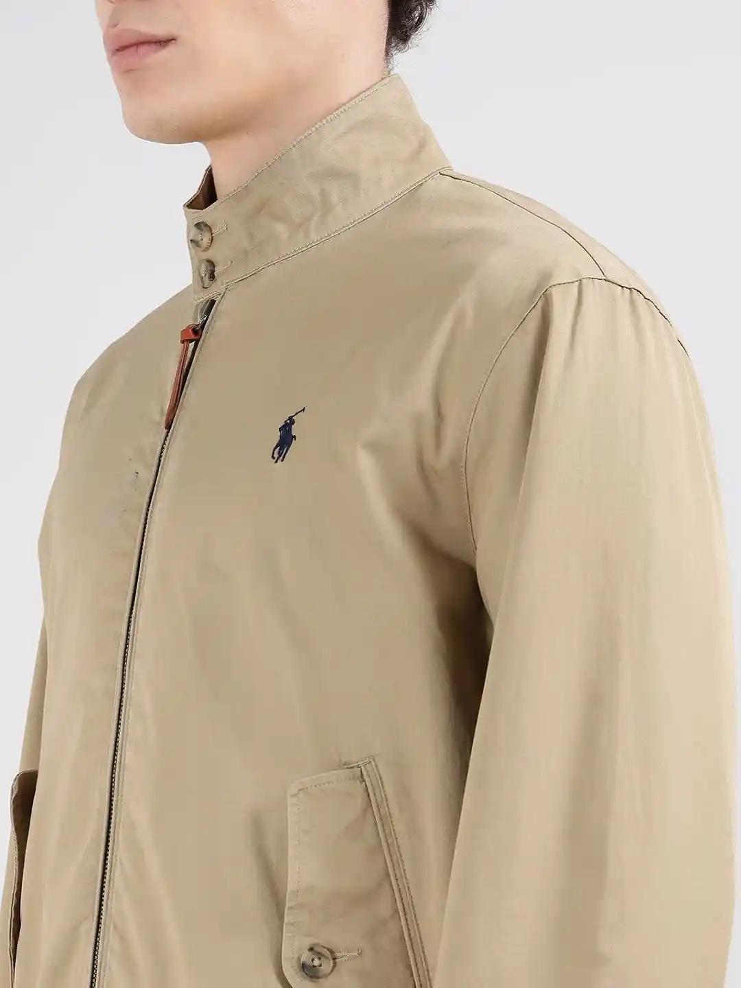 POLO RALPH LAUREN ベージュ ジップアップジャケット Buy Polo Ralph Lauren Pure Cotton Long Sleeves Jacket - Jackets