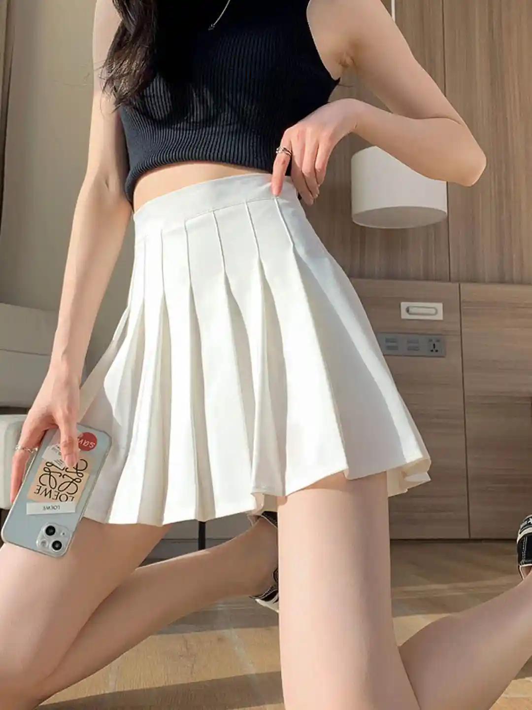 Buy StyleCast A-Line Pleated Mini Skirt Skirts for Women