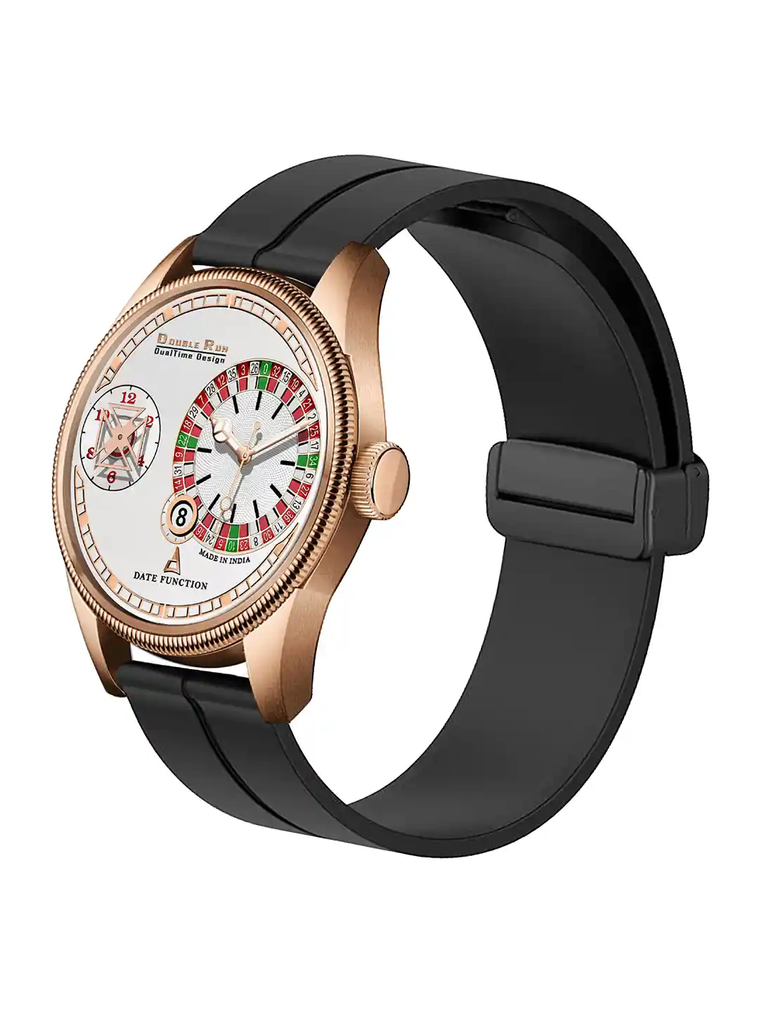 Buy DOUBLERUN Unisex Dial Bracelet Style Straps Analogue - Main Image