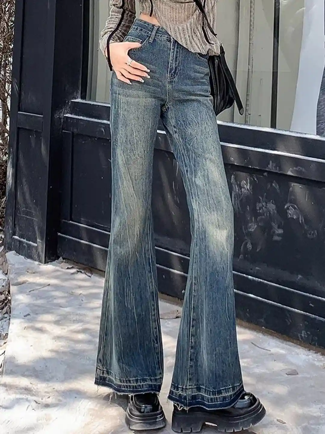 Buy StyleCast Women High-Rise Light Fade Bootcut Jeans Jeans for