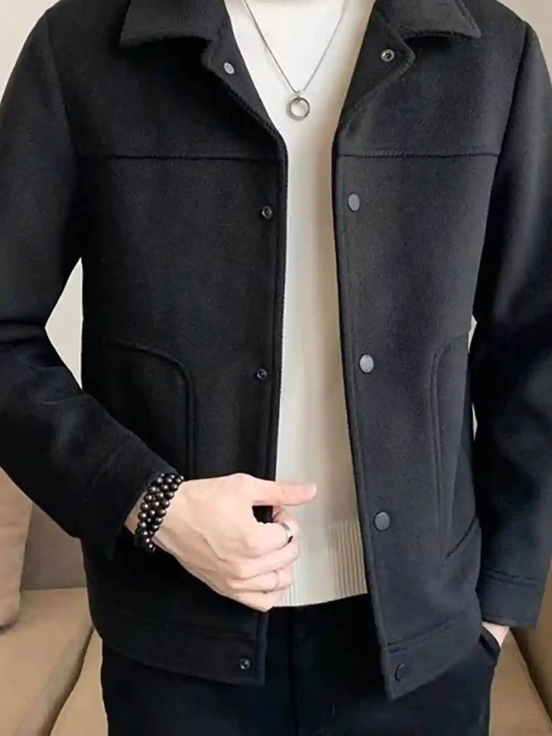 Buy StyleCast x Revolte Men Lapel Collar Insulator Tailored Jacket