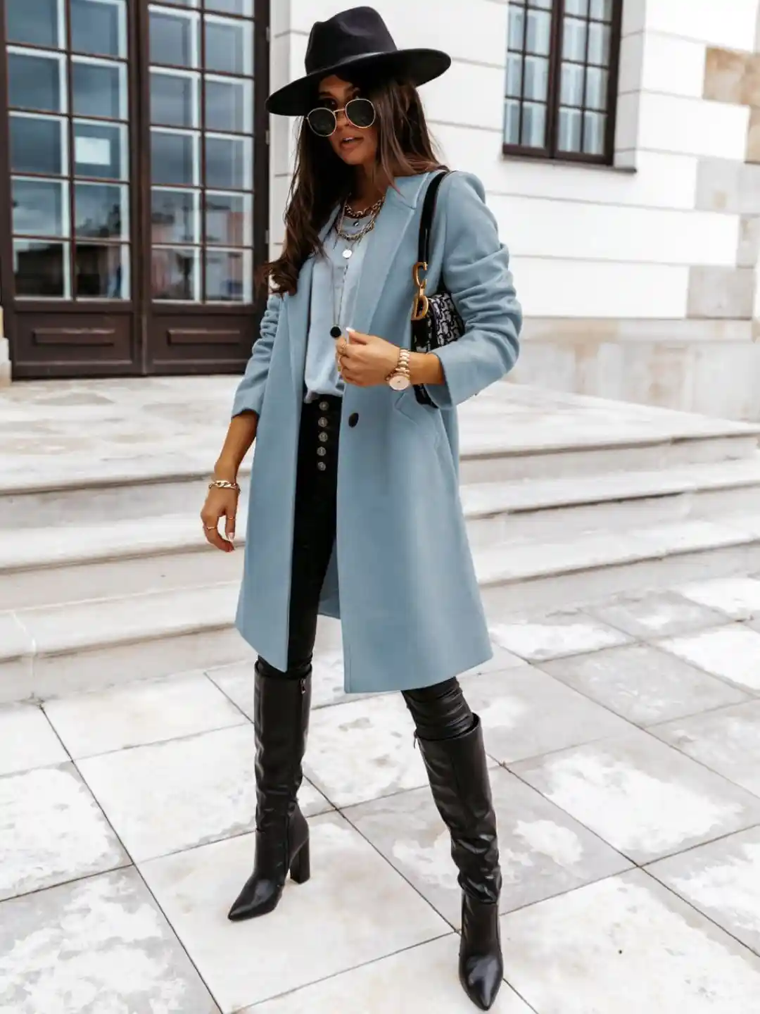 Buy KPOP Women Longline Open Front Jacket Jackets for Women