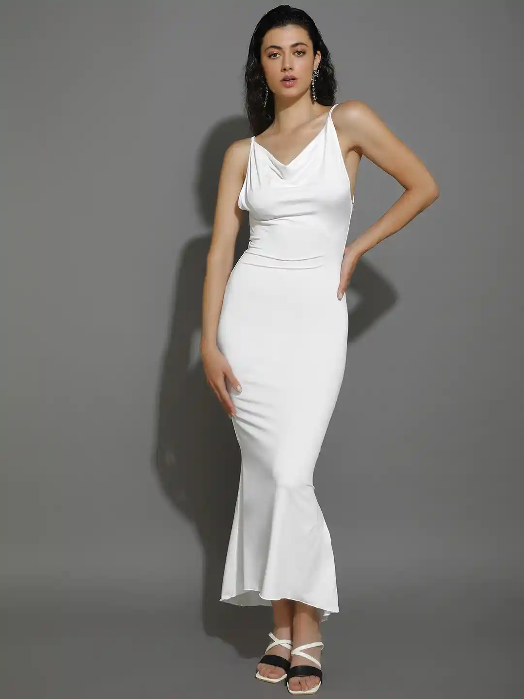 Buy LULU SKY Cowl Neck Sleeveless Maxi Dress Dresses for Women