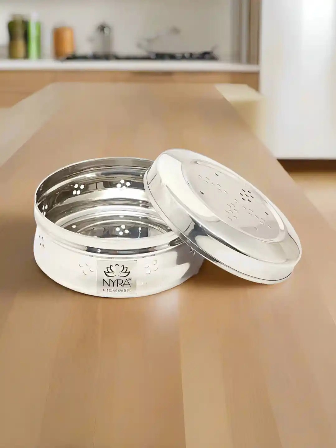 Buy Nyra Kitchenware Silver Solid Stainless Steel Dishwasher Safe