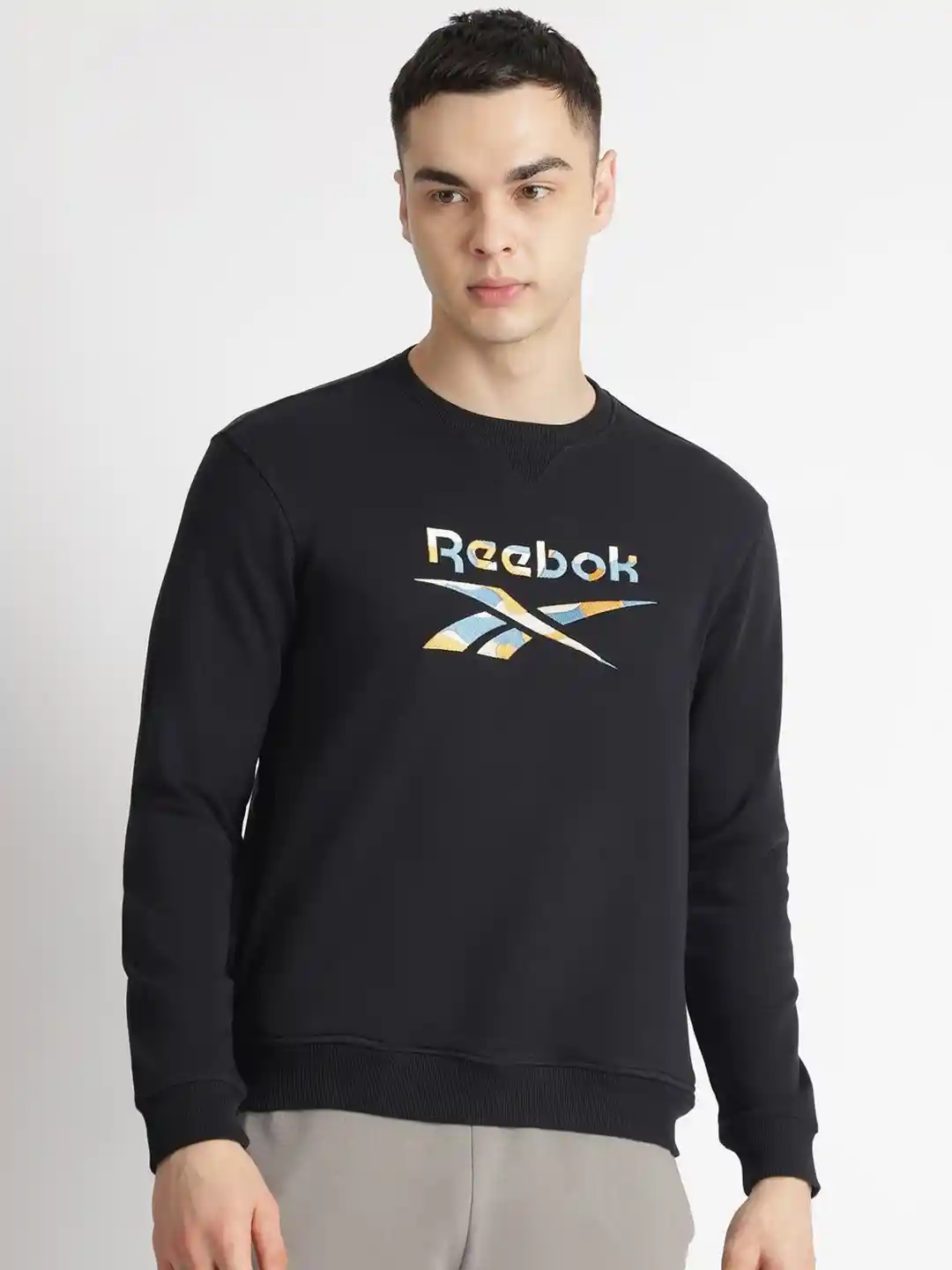 Buy Reebok Men Brand Logo Printed Sweatshirt Sweatshirts for Men