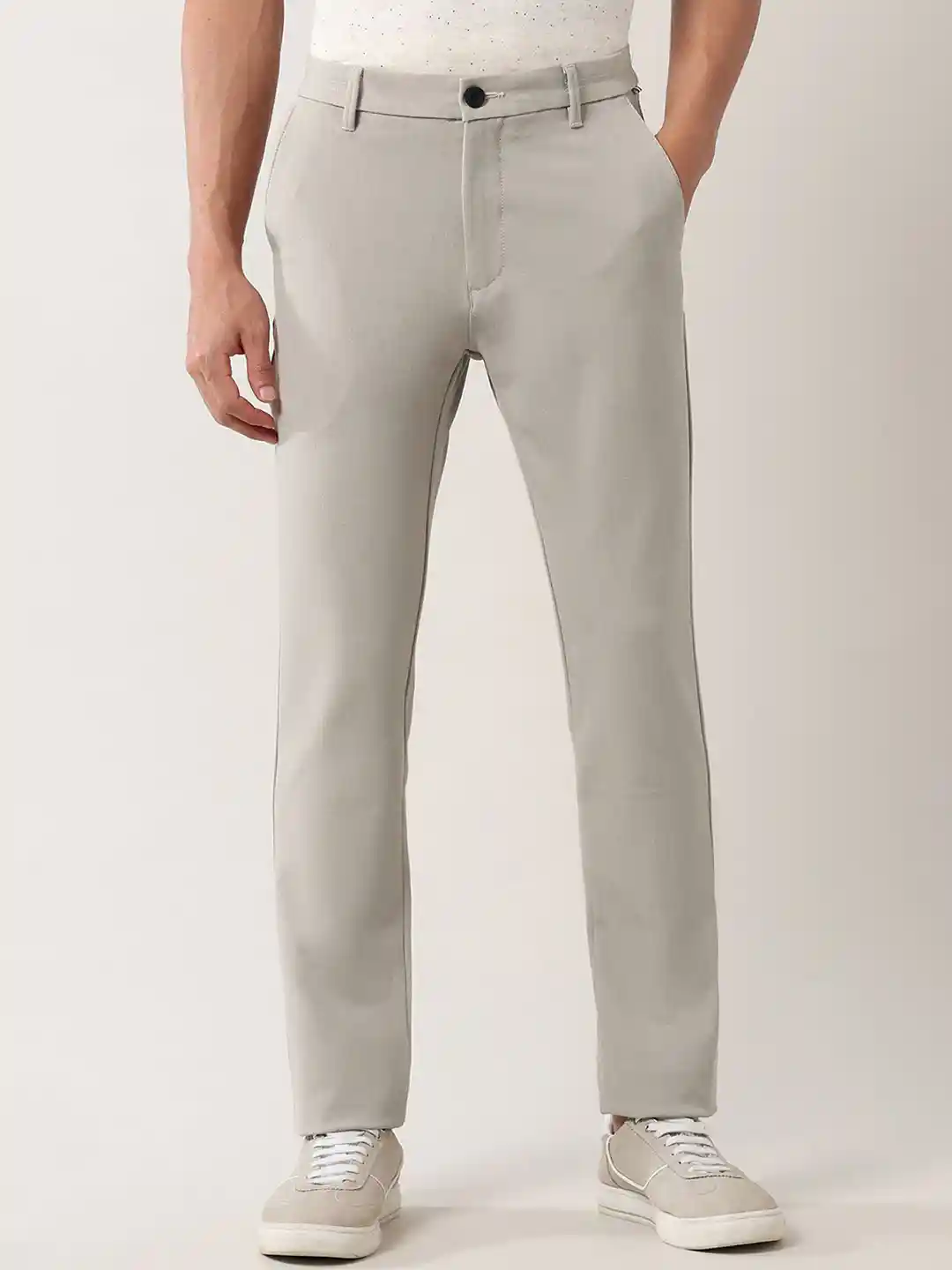 Buy Arrow Sport Men Autoflex Slim Fit Trousers Trousers for Men