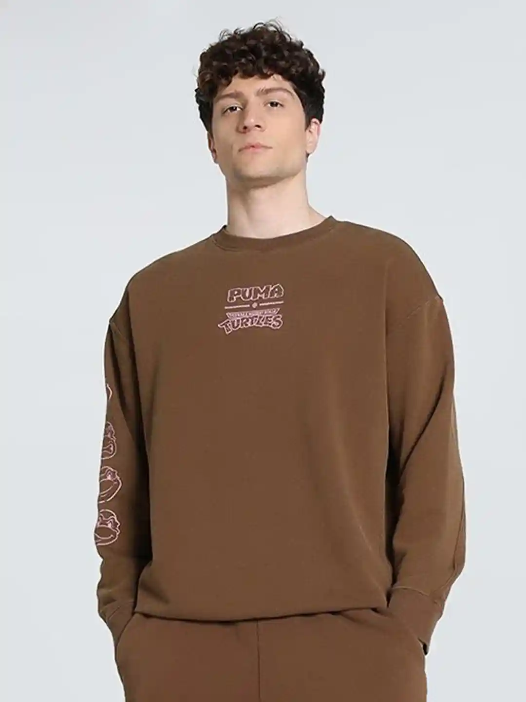 Buy Puma x Teenage Mutant Ninja Turtles Relaxed Fit Graphic Crew - Main Image