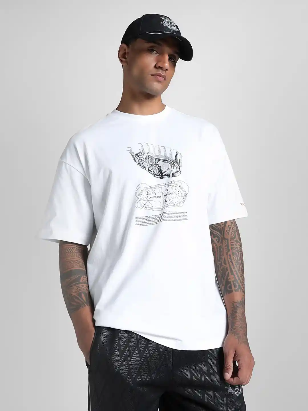 Buy Puma x Harry Potter Men Graphic Printed Pure Cotton Oversized