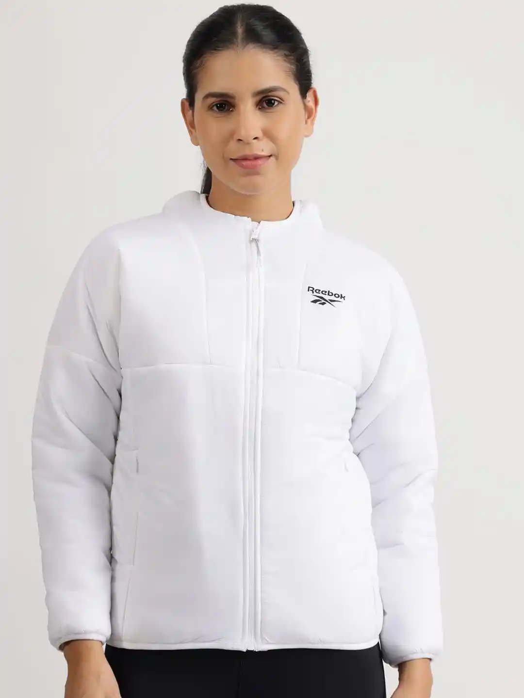 Reebok Hooded Open Front Jacket