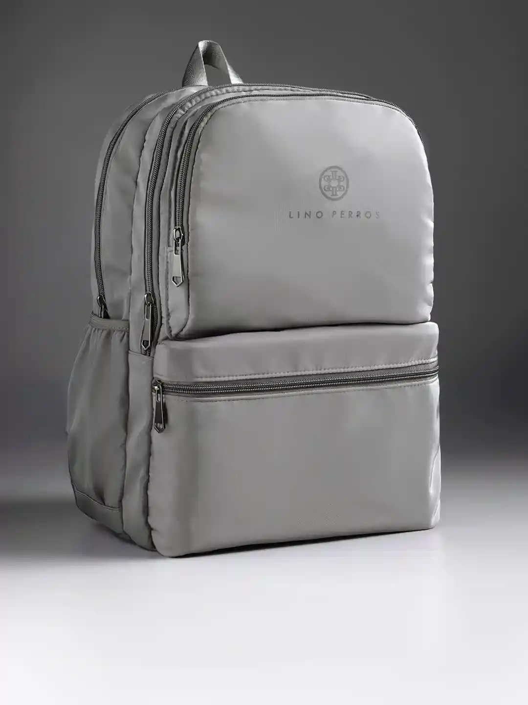 Buy Lino Perros Women Grey Solid 13 Inch Laptop Backpack