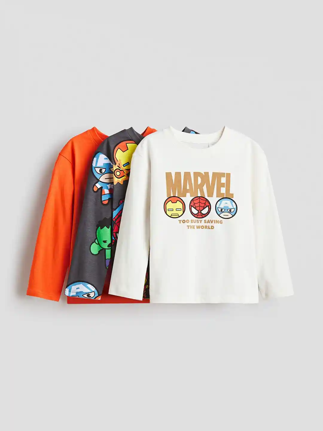 Printed Tshirts Marvel T Shirt H&m Buy H&M Boys 3-Pack Long