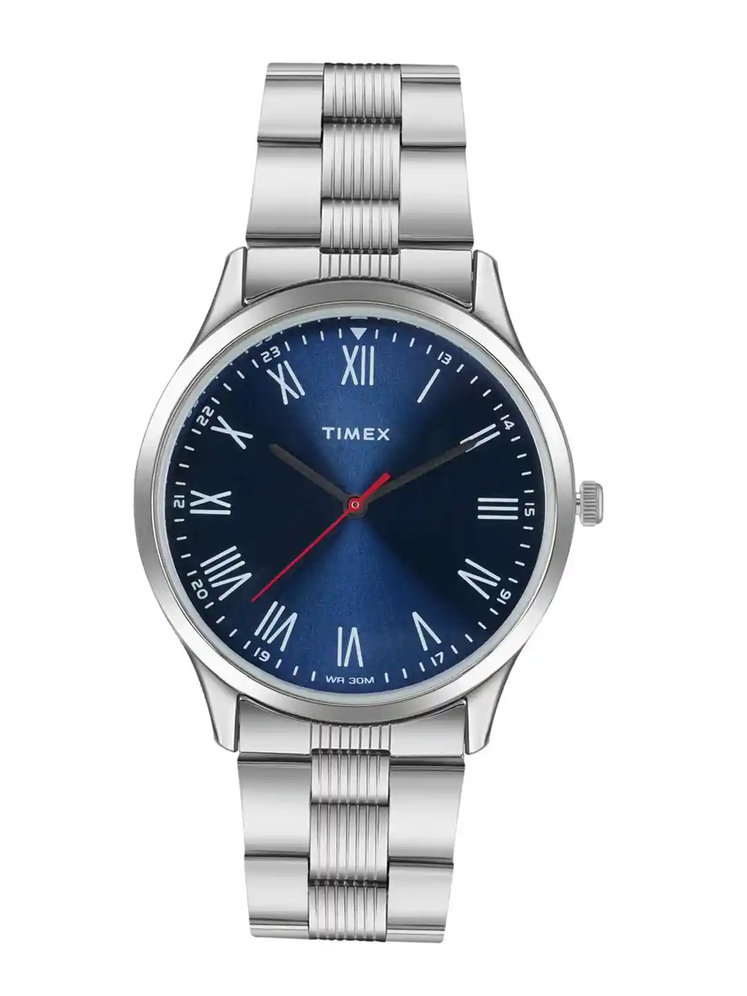 Timex Men Printed Dial Stainless Steel Bracelet Style Straps Analogue  Watch TW00ZR414